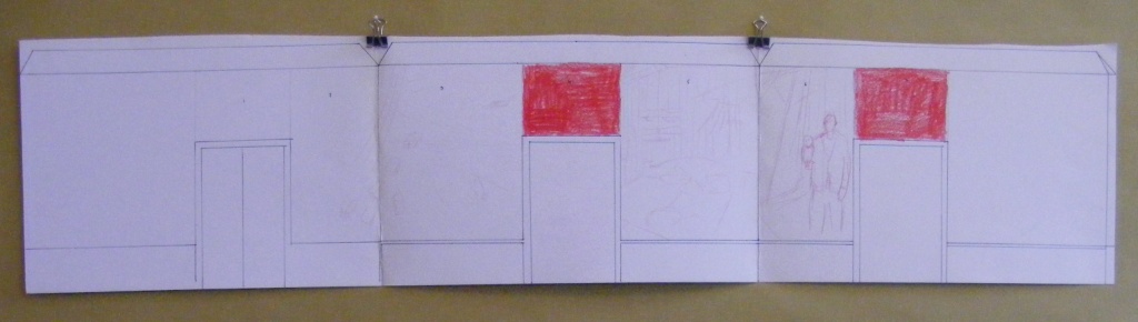 Preliminary Work for Mural, Antechamber, Frederik the 8th Palace, Amalienborg