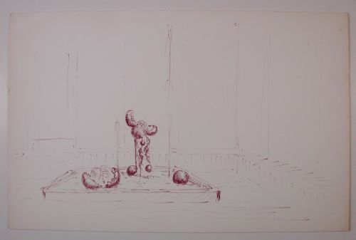 Preliminary work for fountain, St. Heddinge