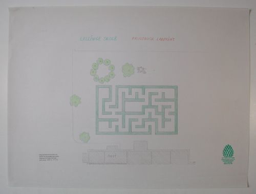 Forarbejde til installation, Labyrinter, div. skoler, Køge