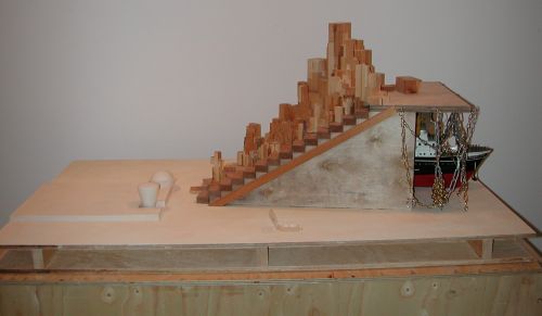Preliminary Work for Monument and Stairs, Hirtshals
