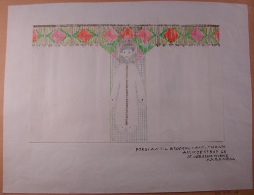 Preliminary Work for Decoration, Sct. Jørgens Church, Aabenraa