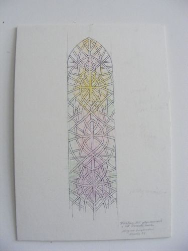 Preliminary Work for Decoration, Odense Cathedral 