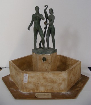 Preliminary Work for Fountain, Eve tempting Adam, Nykøbing Falster