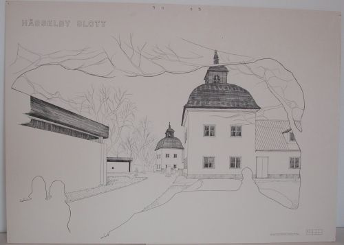 Forarbejde til udvidelse af Hässelby Slott, Stockholm