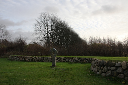 Skulptur på søjle