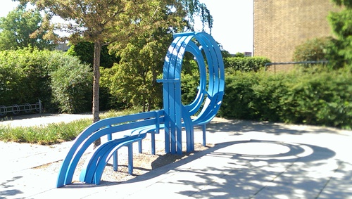 Blue Modified Social Benches