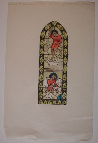 Preliminary Work for Stained Glass Windows, St. Jakobs Church, Oesterbro, Copenhagen