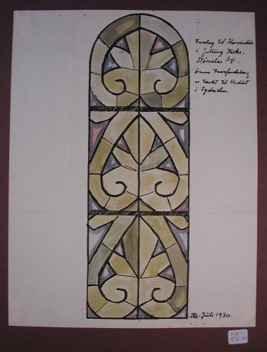 Preliminary Work for Decorations, Jelling Church, Jelling