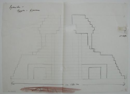 Preliminary Work for the Sculptural Decoration The Pyramid, the Column, the Platform at The Northjutlandish County Hall