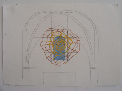 Preliminary Work for Decoration, Gelsted Church