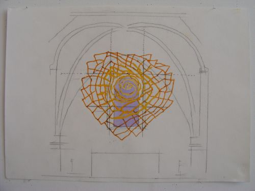 Preliminary Work for Decoration, Gelsted Church