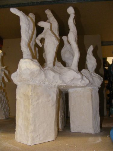 Preliminary Work for The Sculptural Group The Citizens of Holstebro