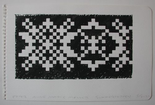 Preliminary Work for Wall Decoration, Greenland, Sukkertoppen/Manitsoq
