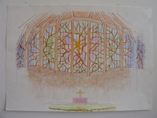 Preliminary Work for Decoration, Engholm Church