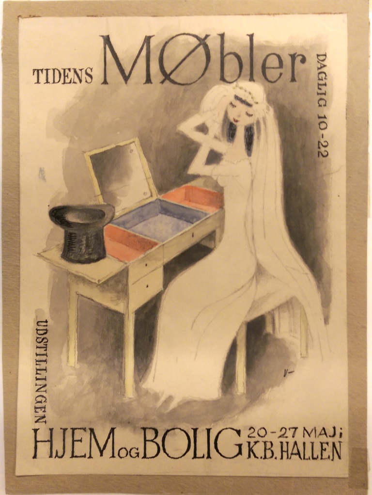 Preliminary Work for Poster, Tidens Møbler