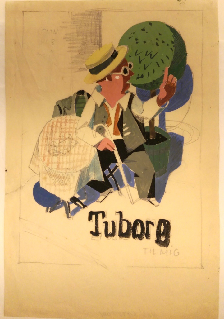 Forarbejde til plakat, Tuborg